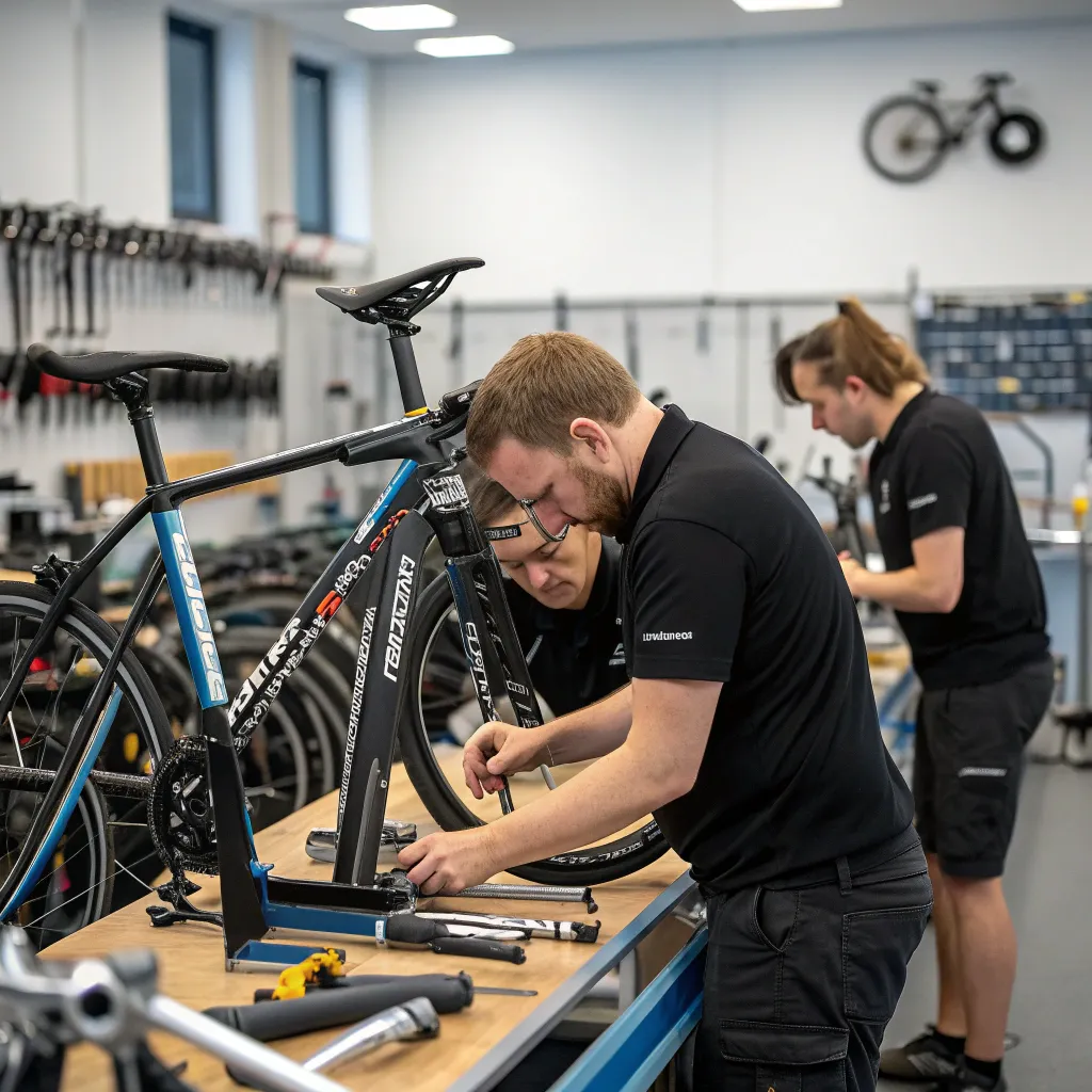 KYRITHON team assembling bicycles